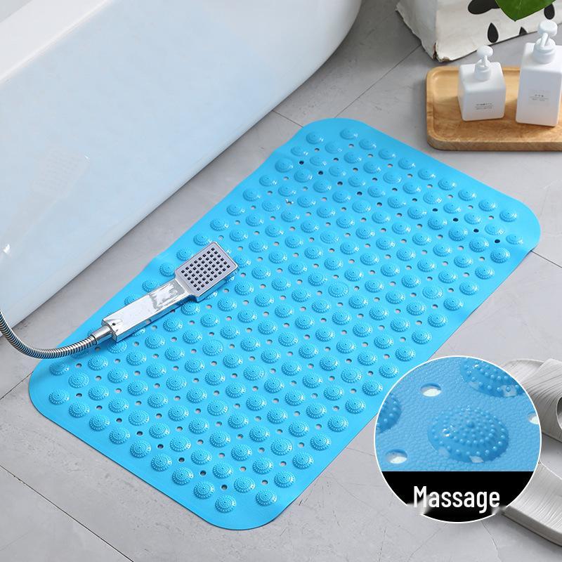PVC Non-Slip Bathroom & Shower Mat - Water-Resistant for Home, Hotel, Pool, Toilet, Floor.