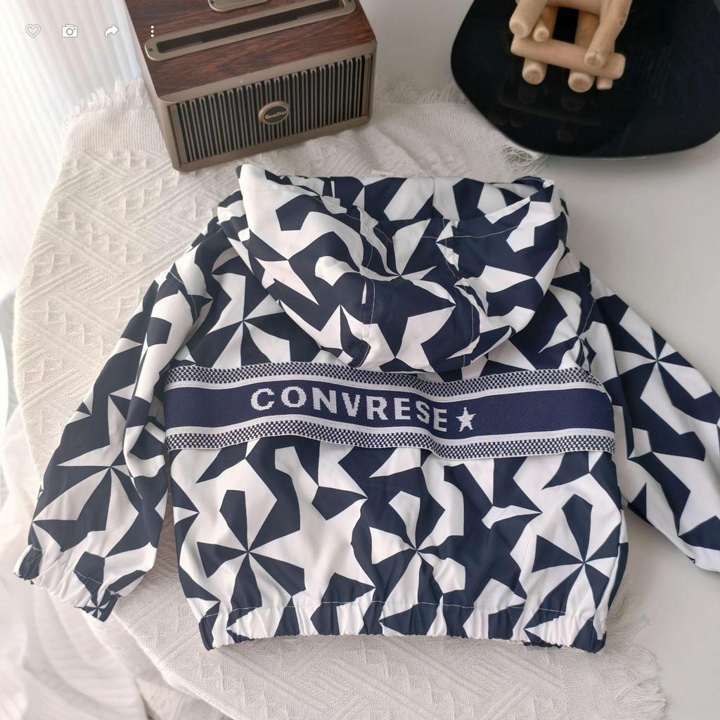 Zhili Kids' 2025 Autumn Cartoon Cotton Windbreaker Jacket