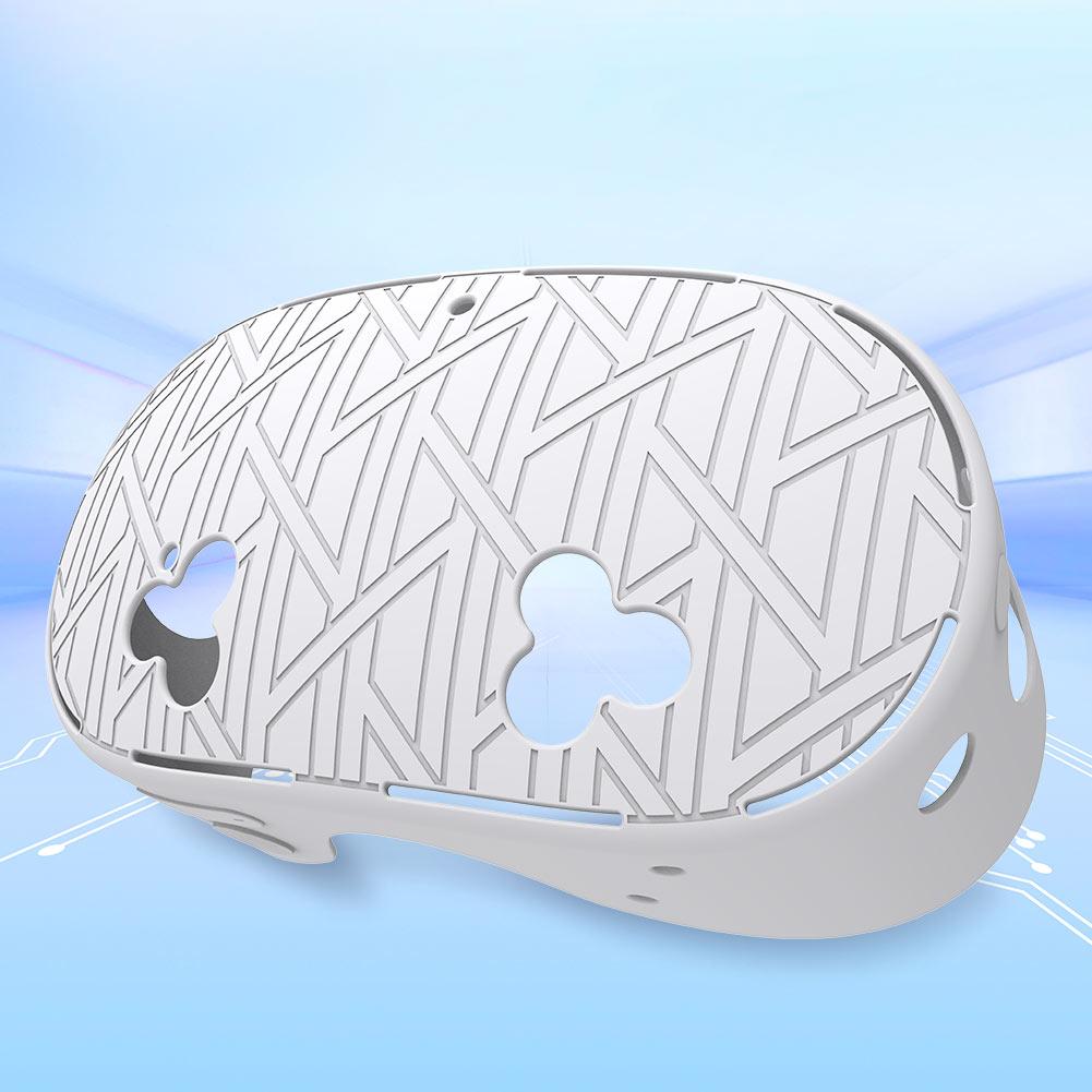 Silicone VR Headset Cover Breathable VR Skin Case Anti-Fall Dustproof Case for Meta Quest 3S VR Accessories