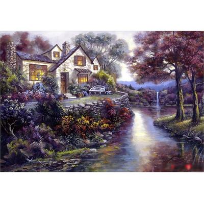 Puzzle Life Clear Stream Bungalow 300 Pieces, 25x34cm
