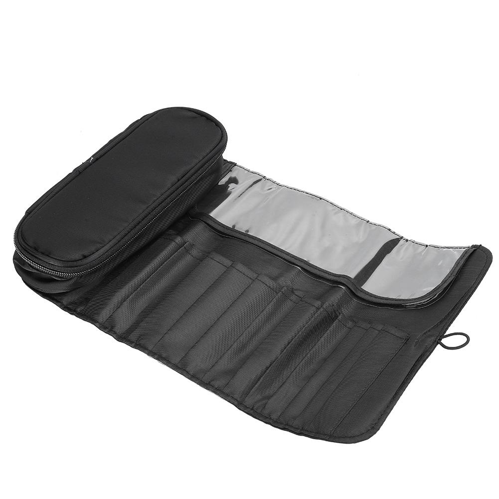 Portable Folding Cosmetic Tool Storage Bag Makeup Brush Lip Stick Cream Organizer Bag