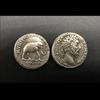 Copy Ancient Roman Emperor Augustus Silver Coin Roman Silver Coin Elephant Coin Collection