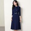 TLOMAN Women's Professional A-Line Work Dress