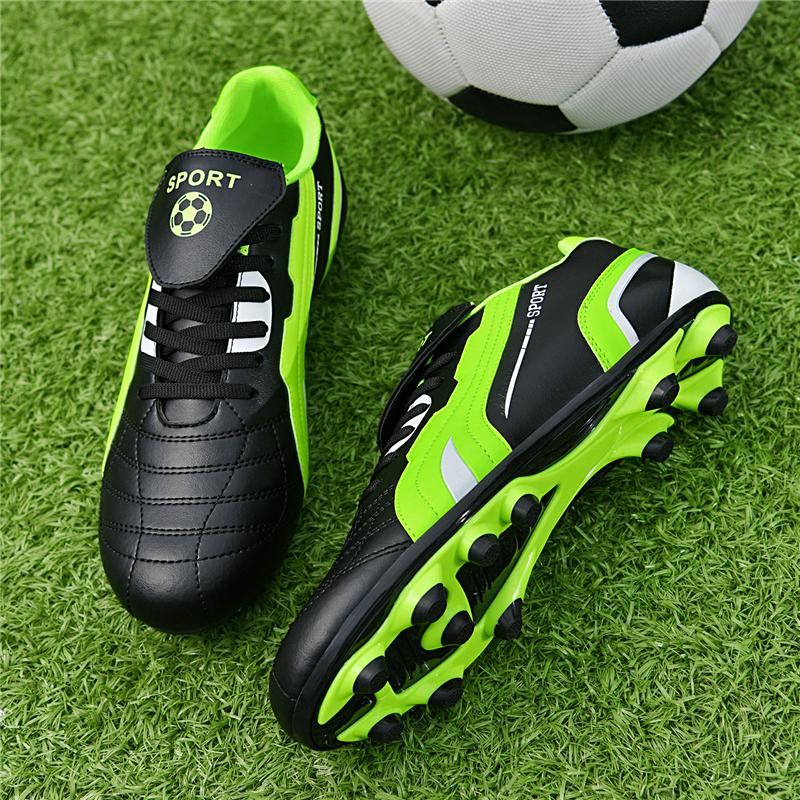 New Mens Soccer Shoes Non-Slip Turf Soccer Cleats for Boys TF/FG Training Football Boots Chuteira Campo 39-44