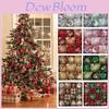 Stunning 44 Piece Colorful Christmas Ball Set In Unique Shapes For Festive Decor
