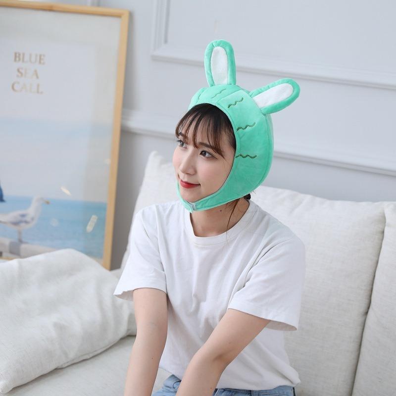 Fruit rabbit hood hat, plush hood, photo props, photo props, cartoon hood