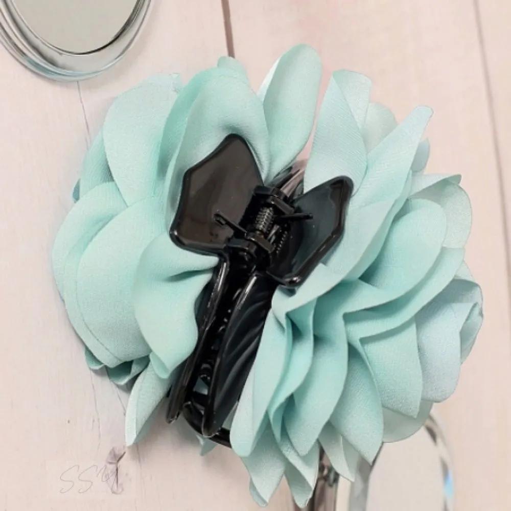 Chiffon hair clip (mint) hair clip hair clip accent pin