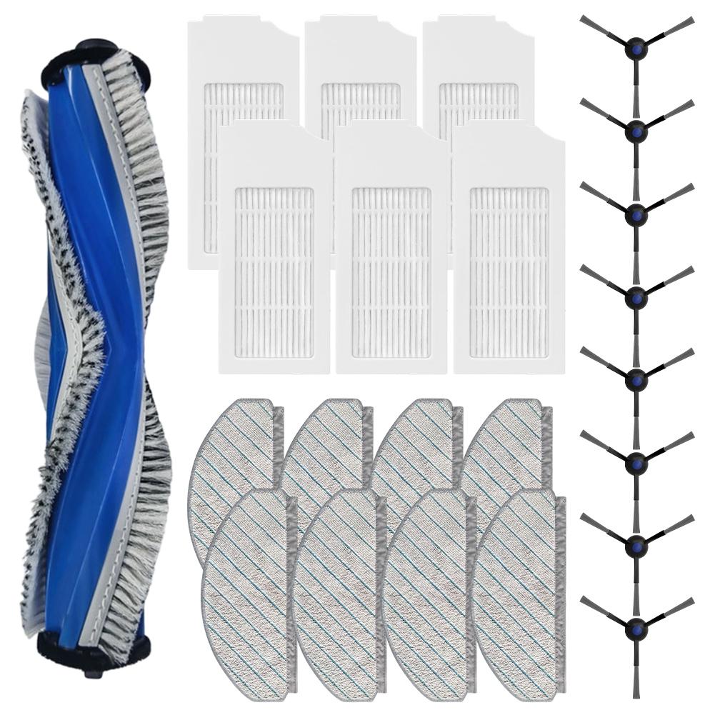 Vacuum Cleaner Parts Kit With Main Brush Side Brush Filter Mop Cloth Fits For Bosch BCRC1W BCRD1W BCRC2W BCRD2W Sweeping Parts