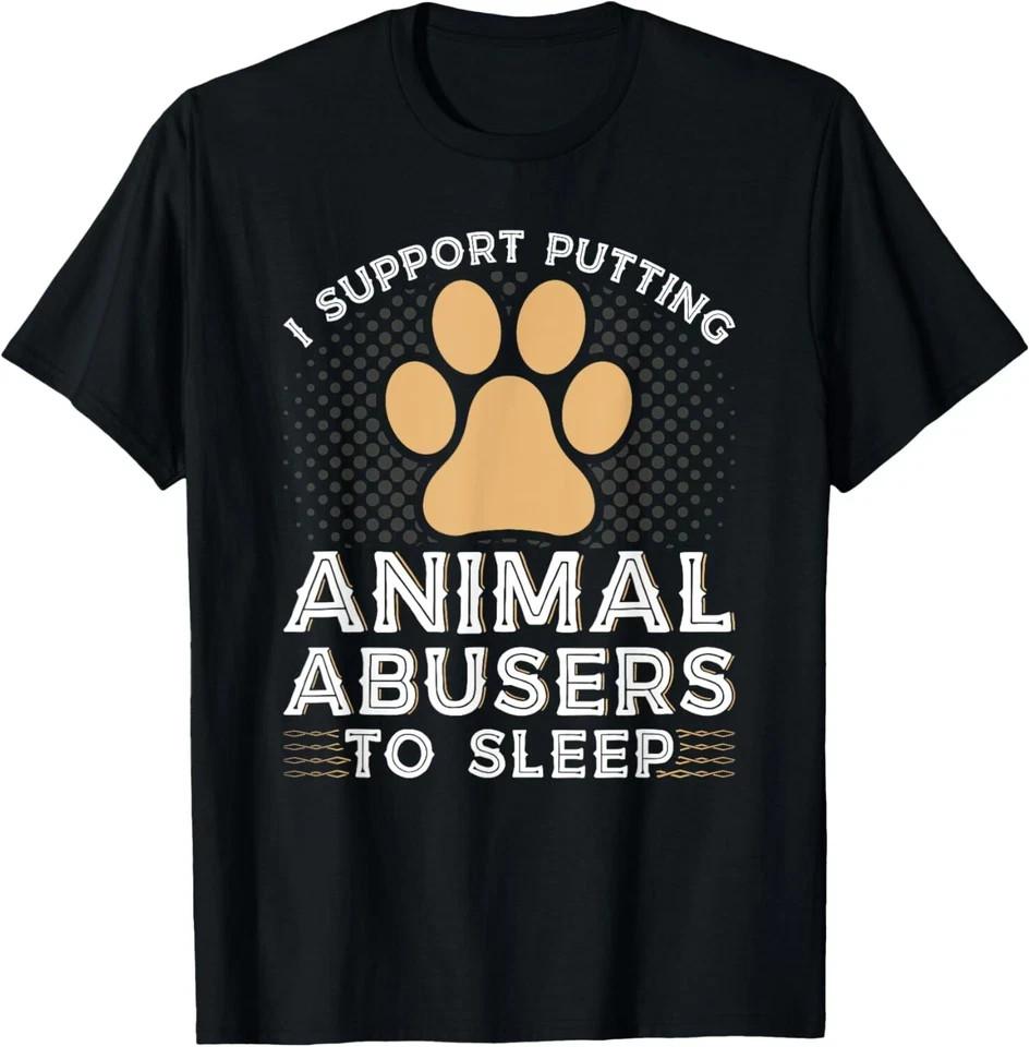 

Animal Rescuer Pet Adoption, Stop Animal Abuse S-5XL Unisex T-Shirt L