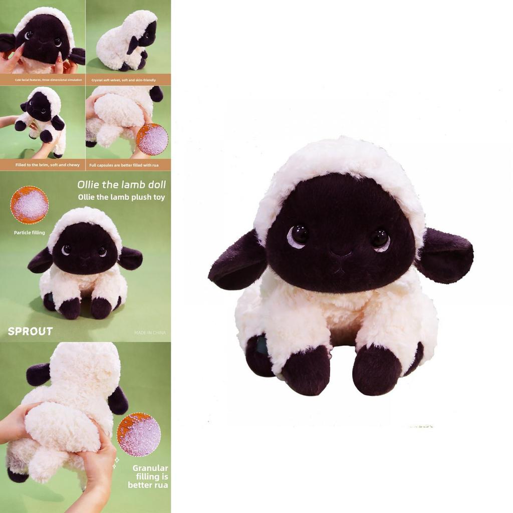 Plush Sheep Soft Toy With Pp Cotton Filling For Kids Bedroom Decor