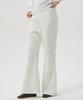 Aheule Lucie Semi Rib Knit Bootcut Banding Pants_White