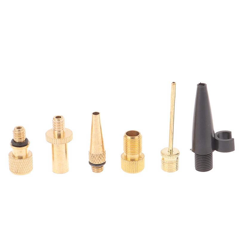 

1 Set Copper Bicycle Valve Adapter Kit, Universal Presta to Schrader Inflator Nozzle for Road Bike City Bike Tires[YY9]