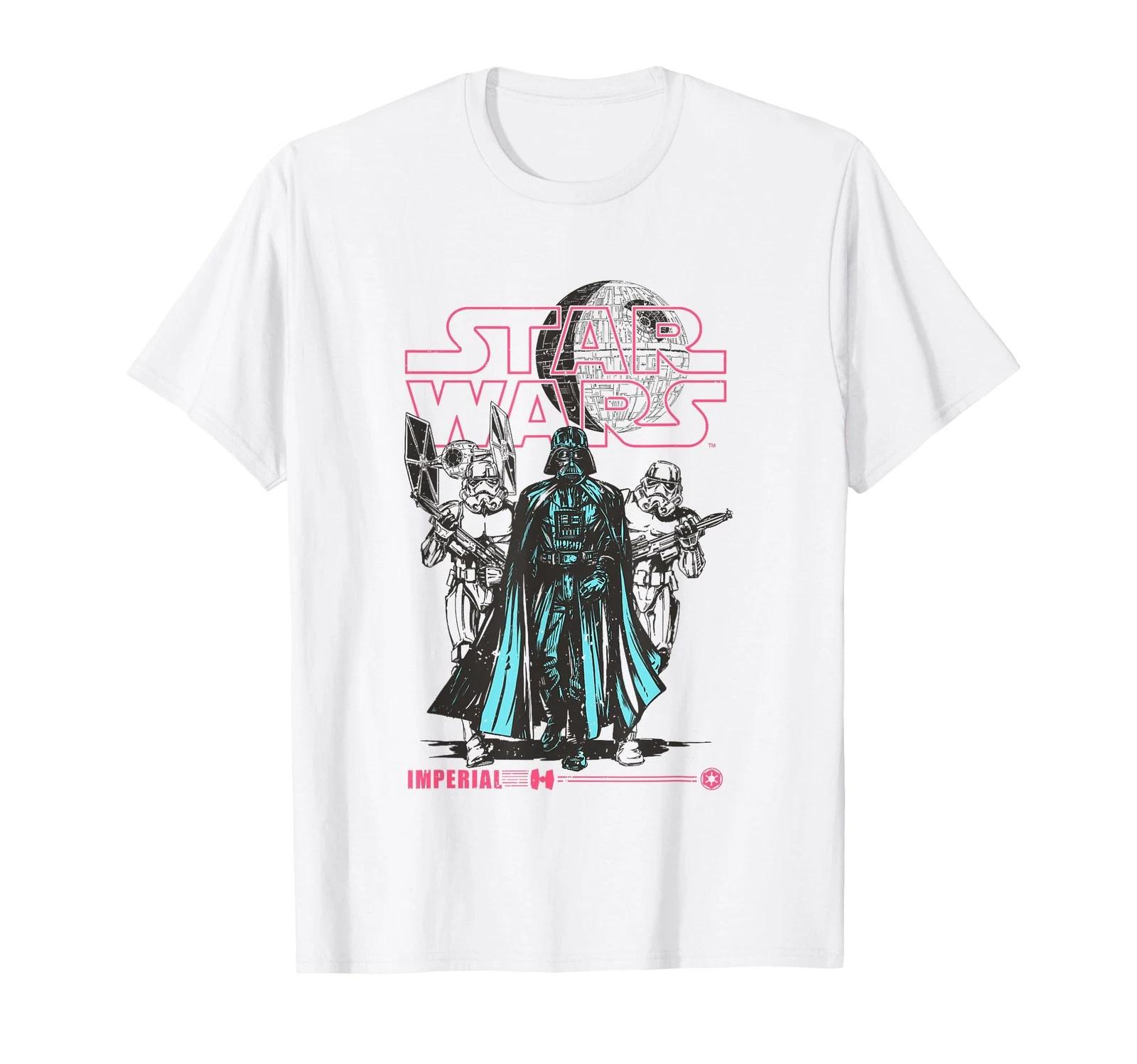 

Star Wars Darth Vader And Stormtroopers Imperial Logo T-Shirt_ S