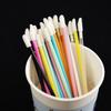 Disposable Flocking Lip Brush Stick for Lipstick and Gloss Application