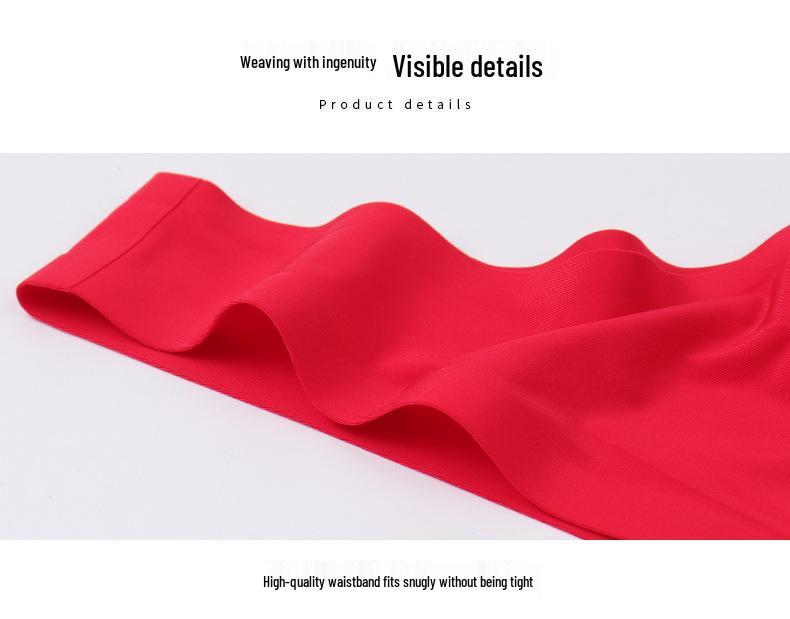 Men's Seamless Ice Silk Low Waist Briefs - Breathable, Cool & Comfortable