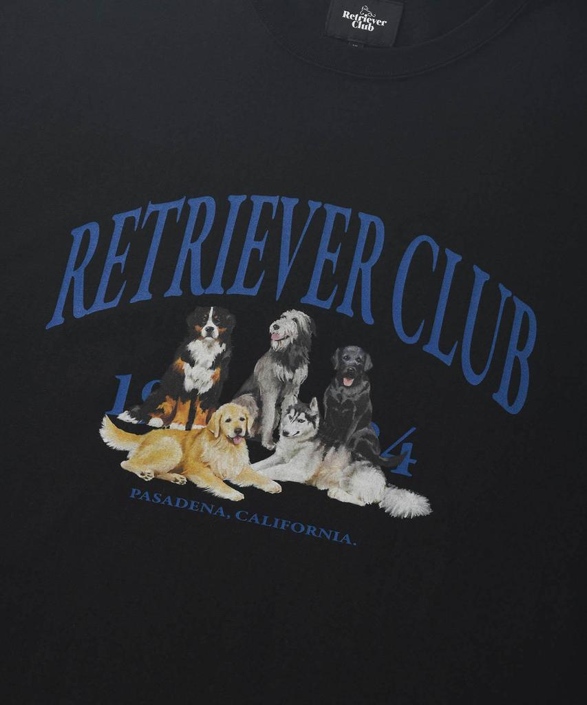RETRIEVER CLUB Retriever Friends Short Sleeve [Black]