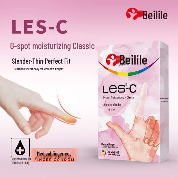 Beilile Ultra-Thin Luminous Vibrating Condoms with Textured G-Spot Design