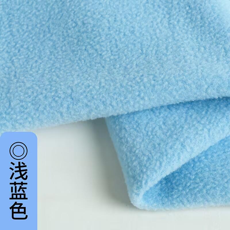 Polarfleece Tykt Stoff Kort Plysj Korallfleece Dukkestoff DIY Håndlaget Søm Høst Vinter Kåpe Klær Sjal Fôrstoff