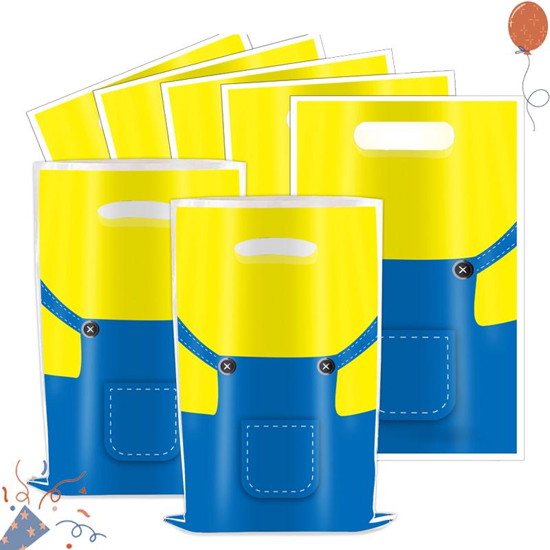 

Miniones Gift Bag 16.5*25cm Party Candy bags Banana Man Loot Bag Birthday Party Supplies Decorations Kids Toys Gift Party Favors 10pcs