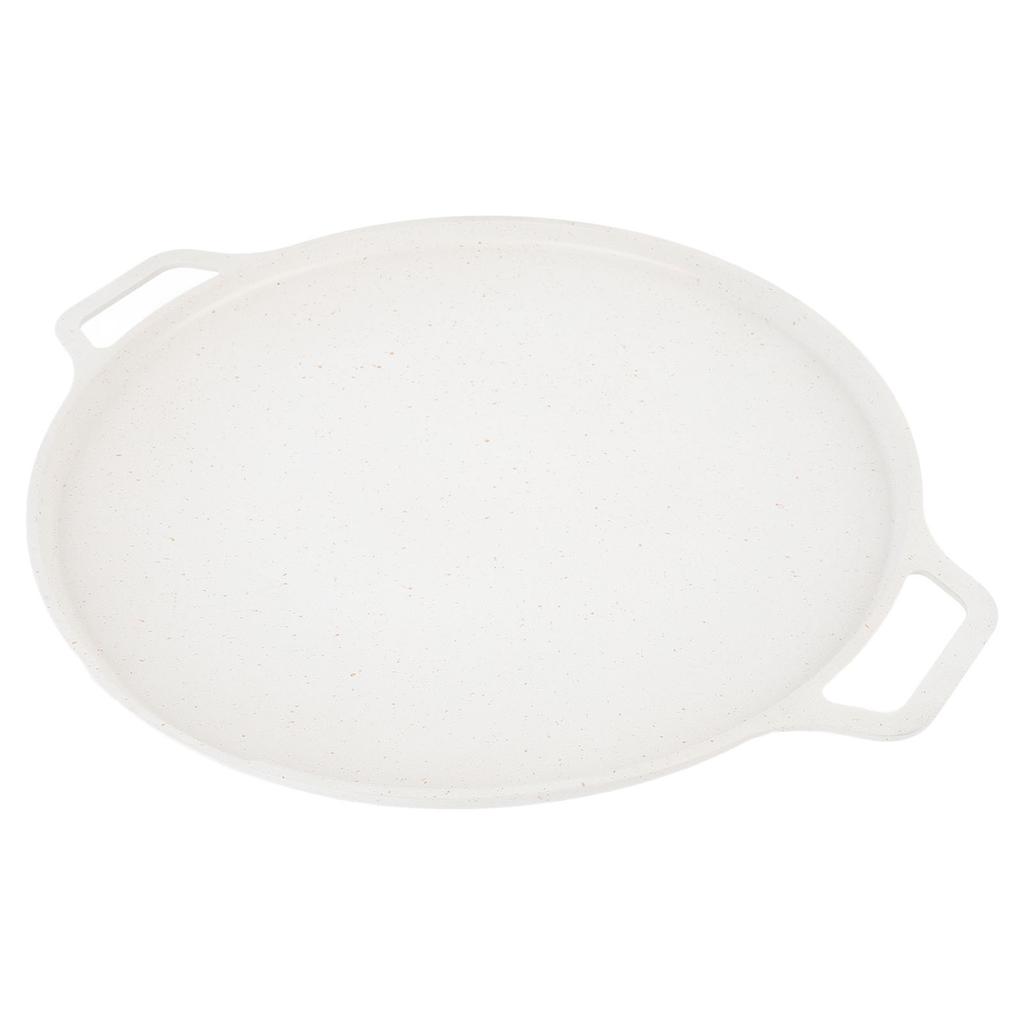 Grill Pan Maifan Stone Aluminum Alloy Anti Stick Stovetop Griddle Pan for Camping BBQ 39.5cm Type 2