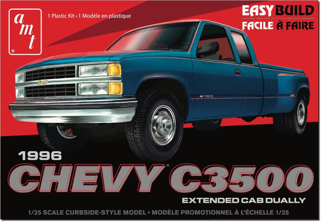 

Platz AMT 1996 Chevrolet C3500 Dual Pickup Пластиковая модель AMT1409 1/25
