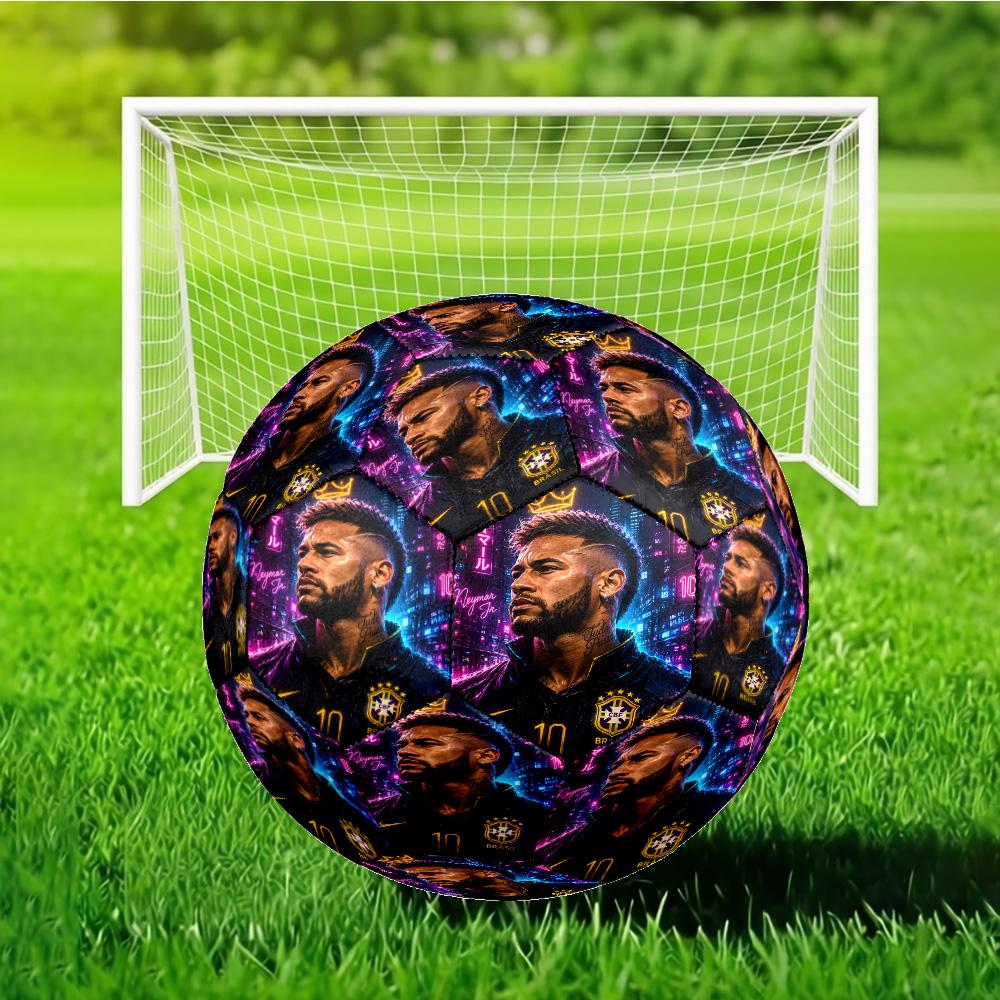 Dream Big Play Bold Soccer Ball Size 5 Soccer Ball, Machine-stitched, Soft and Comfortable, Suitable for Training and Matches Fan Gift