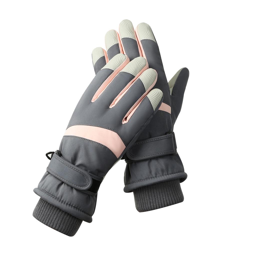 Ski Gloves for Men and Women Outdoor Cycling  Touch Screen  Warm  Fleece and Thickened Gloves  Waterproof and Anti Slip