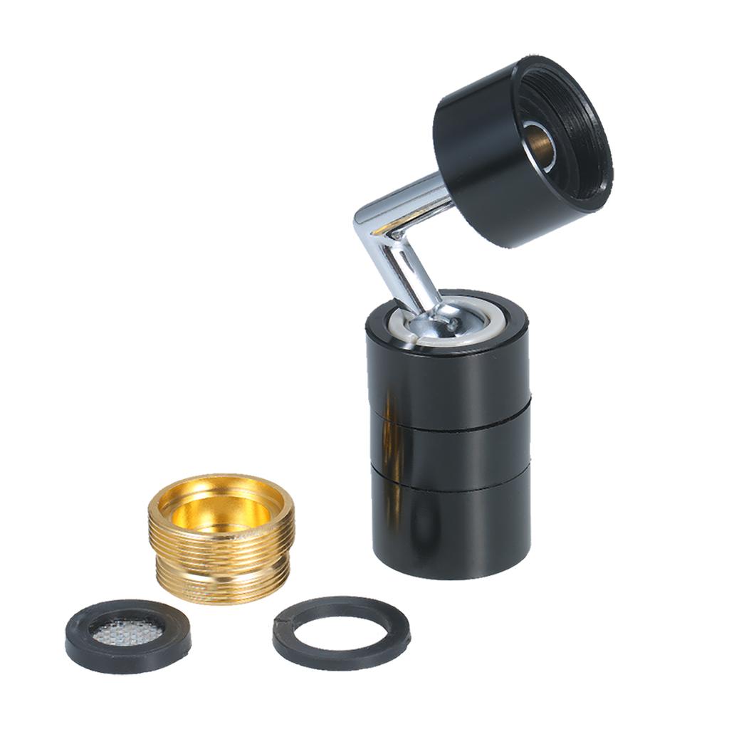 Vodovodní perlátor Rotace o 720 stupňů Univerzální otočný vodovodní kohoutek odolný proti stříkající vodě Úsporný vodovodní kohoutek Koupelna