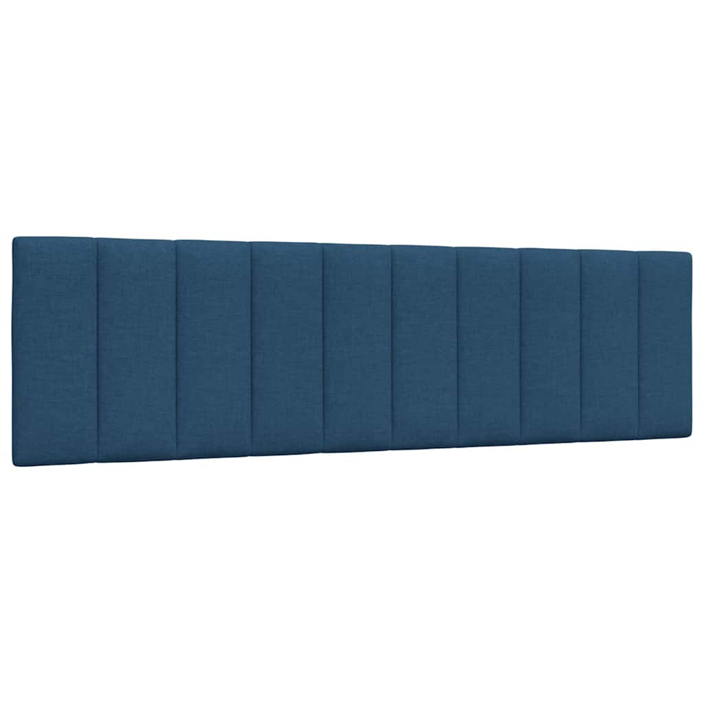 Bed Frame without Mattress  Hanko  Blue 180 x 200 cm Fabric