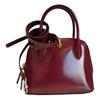 Emerson Brand Micro Logo Detachable Shoulder Strap Patent Leather Shell Bag Mini Women Handbags Burgundy 159532-627