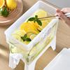 1 Set Safteimer, leicht zu öffnende Ausgabe, reibungslose Wasserabgabe, praktischer Wasserkocher für Limonade und Getränke, Küchenversorgung