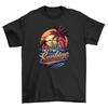 Retro_59 Sunset Cityscape Palm Trees T-shirt - Funny and Stylish! Retro Feel Mee