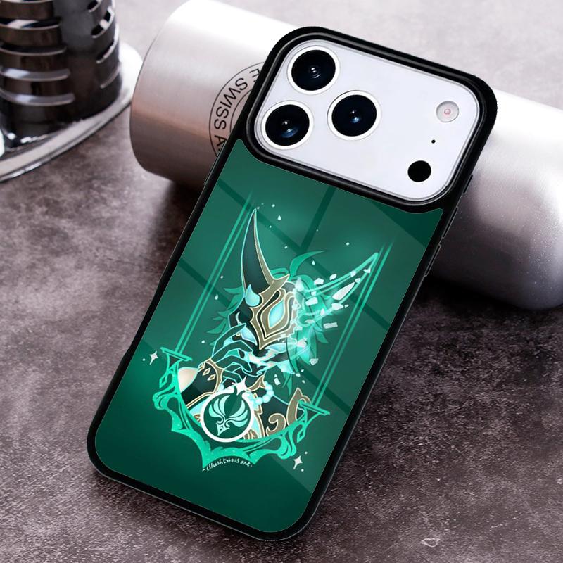 Genshin Impact Xiao soft Phone Case for iPhone 17 16 15 Pro Max Air 14 13 12 11 Plus Shockproof Cover