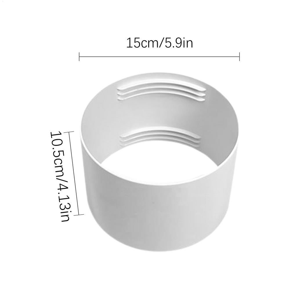 Portable Ac Exhaust Hose Coupler Air Conditioner Hose Connector Mobile 5.1in 5.9in Pipe Joint for Commercial Space Bedroom Duct
