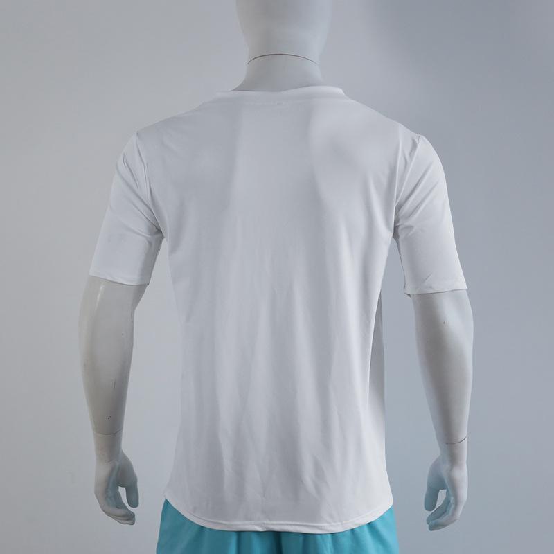 Men V Neck Solid Color Plus Size Casual Short Sleeve T Shirt