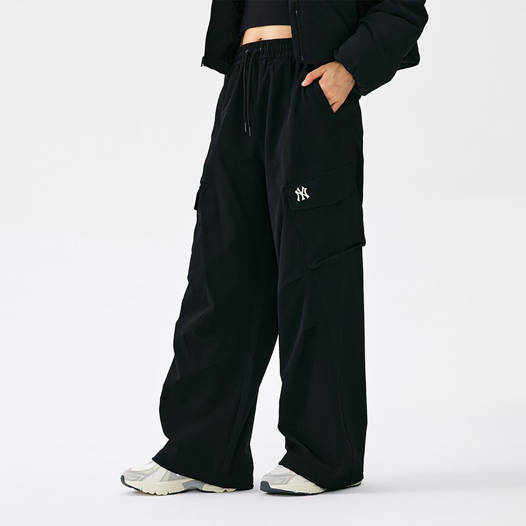 New MLB New York Yankees Basic Collection 25FW Cargo Pants Women's 3FWPB0156-50BKS