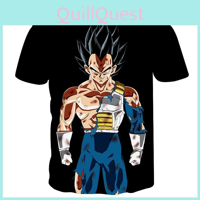 3d Mens Womens Print Dragon Ball Z Vegeta Goku Tshirts Casual Tees Shirts Anime