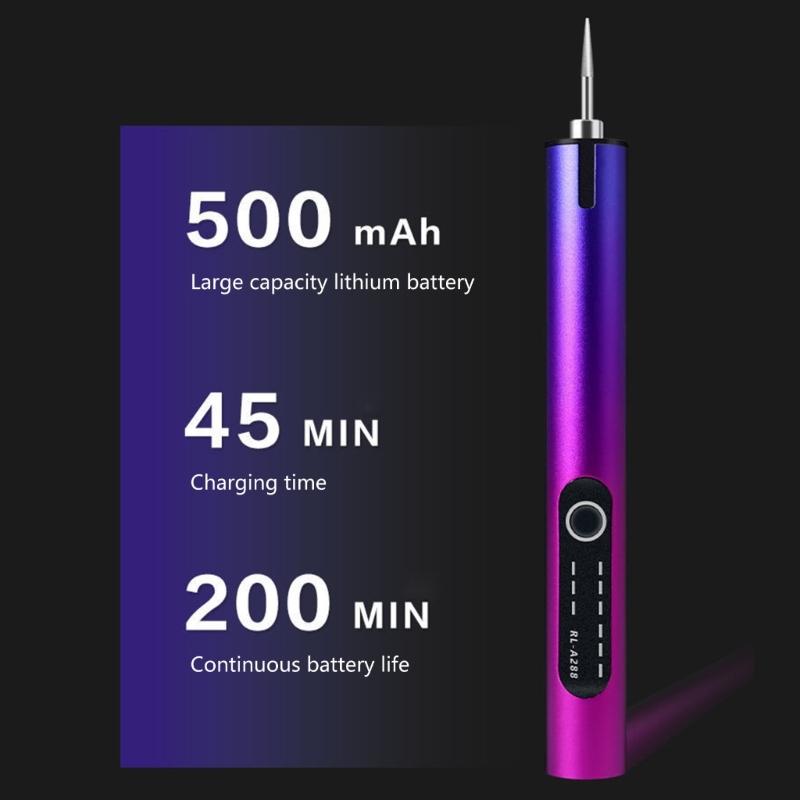 Engraving Machine Intelligent Charging Grinding Pen Electric Engraving Pen 6Bit 6Sand Paper 3.7V Power Rotary Tool