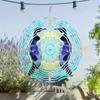 10 Inch Hanging Wind Spinner with 360 Degree Hook for Balcony Garden Decor Spring Summer Outdoor DecorationMetal Wind Chimes for Home Decor