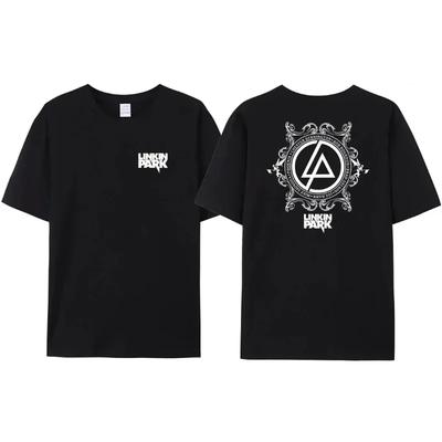 2025 New Linkin Park Band Printed Graphic T-shirt Men's Short Sleeve T-shirt High Quality Men's Clothing Street Wear#Color(2)