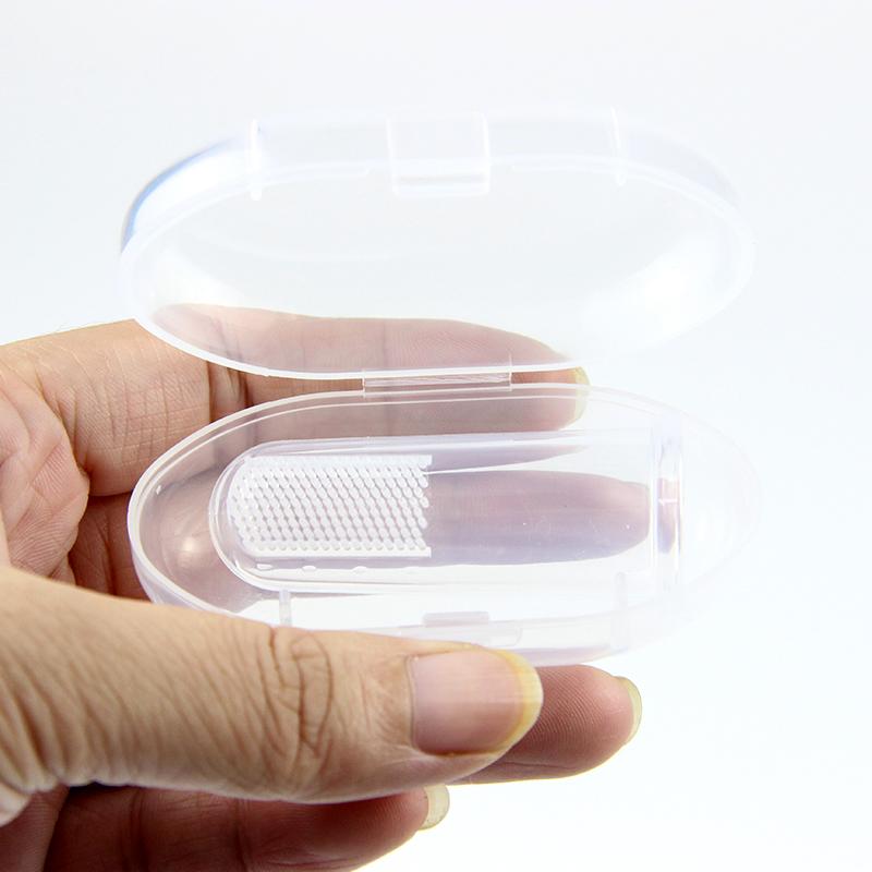 Finger Baby Brush Teeth Silicone Toothbrush Cover Oem Finger Toothbrush for Baby