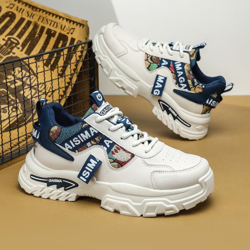 New Fashion New Men's Fashion Casual Low Top Sports Shoes Students Thick Sole Comfortable Sneakers Boys Male Classic Breathable Basketball Shoes