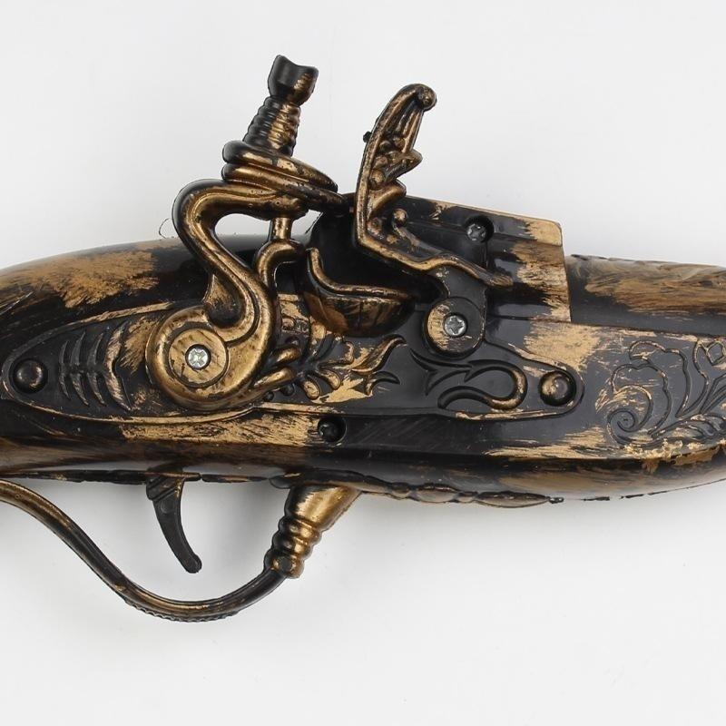 Halloween Pirate Gun Hat Knife Compass Props Pirate Party Accessories COSPLAY Pirates of The Caribbe