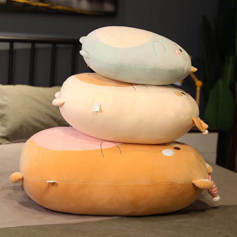 Dinosaur Plush Cushion: Soft Sleeping Backrest & Side Pillow Toy Gift