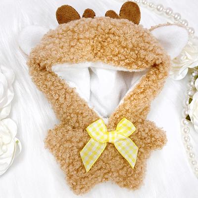 Kigurumi Renna Marrone (10 centimetri) Vestiti di peluche, Vestiti per bambole di cotone, g.trigger, per Oshi-Nui (10 centimetri) Peluche [Usati]