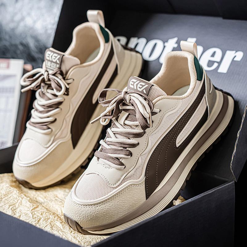 Sommer neue atmungsaktive Netz-Freizeitsport schuhe für Teenager bequeme Papa-Schuhe