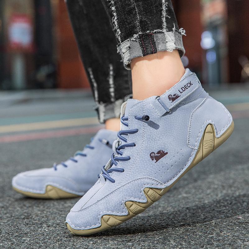 Ankle Boots Spring and Summer High Top Octopus Men's Non-slip Wear-resistant Casual Boots