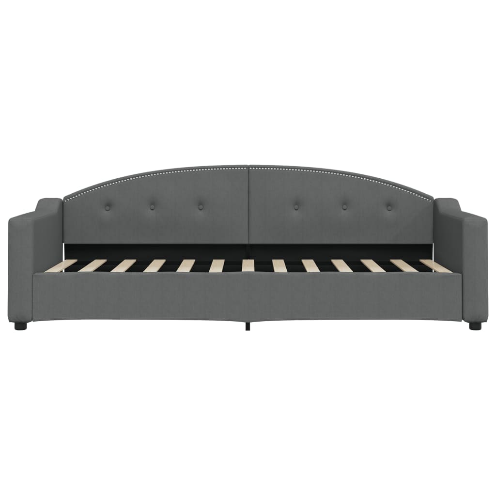 Vidaxl Sofa Z Materacem Do Spania, Ciemnoszara, 80X200 Cm, Tkanina