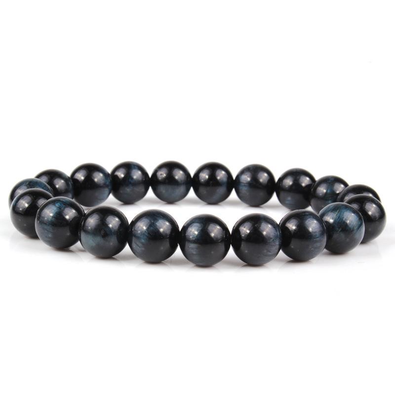 Natural 3A Tiger Eye Stone Bracelet - Colored Buddhist Prayer Beads Handcrafted Jewelry