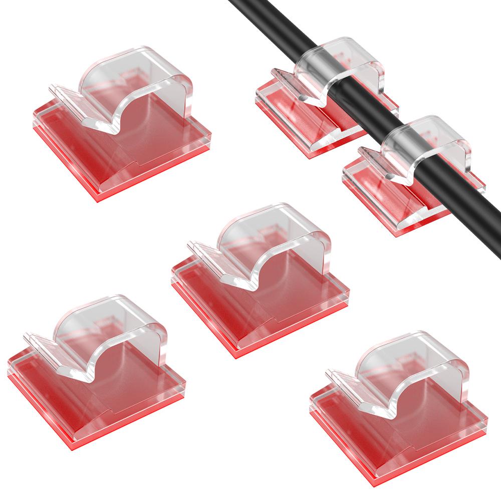 Self-Adhesive Ribbon Cable Clips – Wire Organizer and Buckles